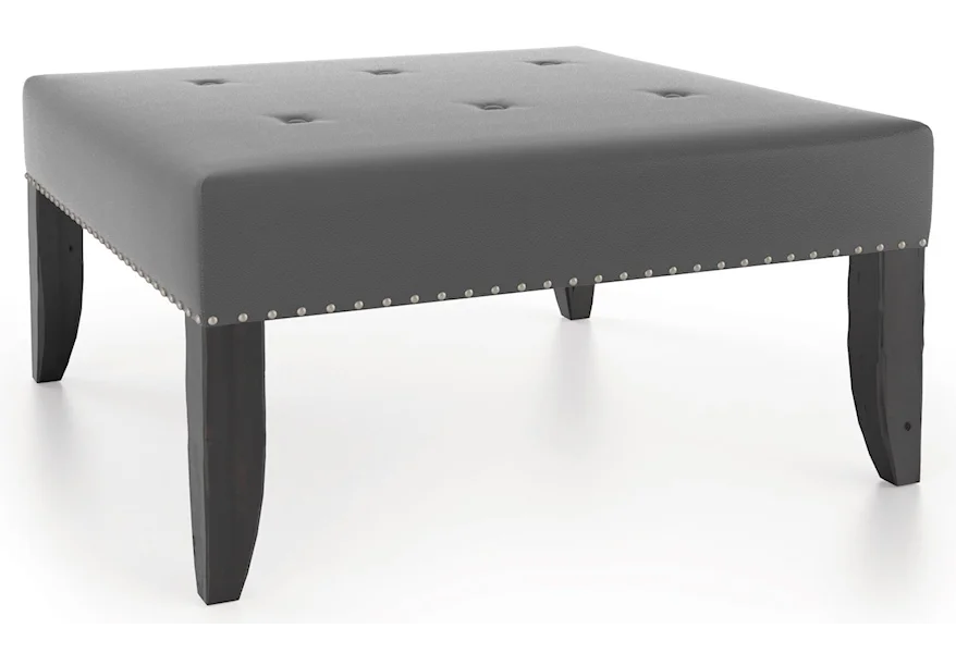 Loft - Living <b>Customizable</b> Square Ottoman by Canadel at Esprit Decor Home Furnishings